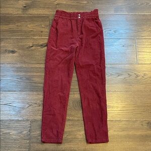 Francesca's Collections Kids Red Corduroy Pants